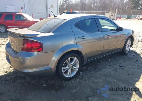 2013 Dodge Avenger Sxt из США, поврежденный, VIN 1C3CDZCB1DN713456